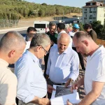 Başkan Büyükgöz ve Dr. Baraçlı projeleri yerinde inceledi