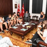 Bosnalı öğrencilerden Erkan Aydın’a ziyaret