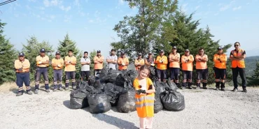 Denizli’de minik yürekten büyük temizlik hareketi