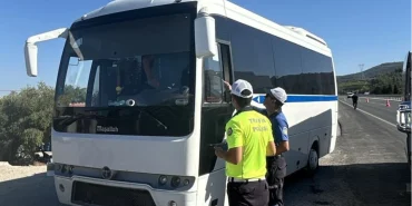 Manisa’da servis araçlarına sıkı denetim